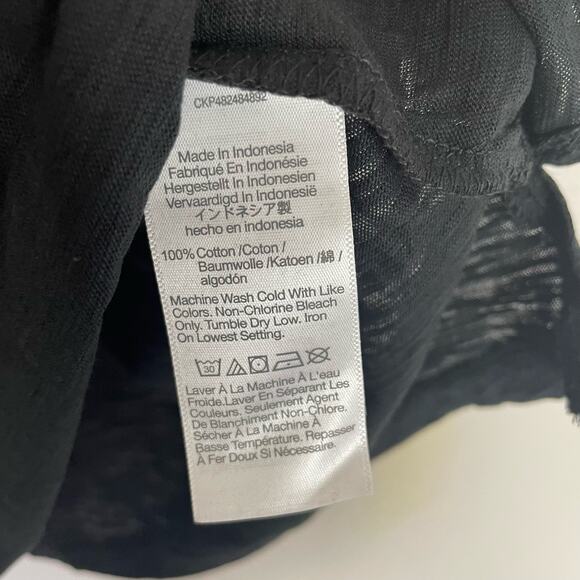 Madewell Slub Crewneck Cotton Casual Muscle Tee US Women's XXS New - Picture 4 of 6